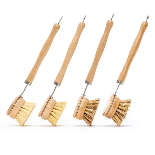 Long Handle Wood & Metal Dish Brush (Plastic Free)