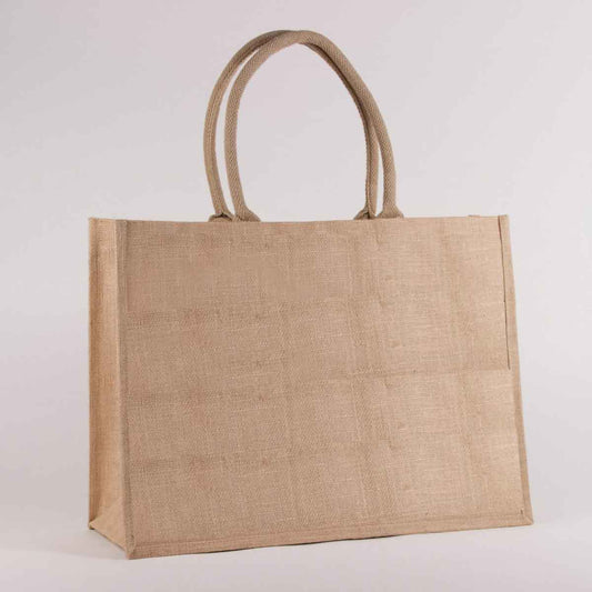 Jute Pocket Tote Natural