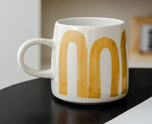 Copy of Modern Nordic Coffee Mug - Yellow Accent